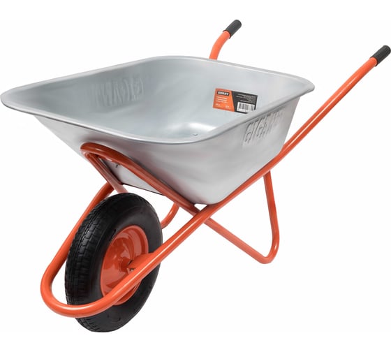 Изображение товара Строительная тачка Gigant 110 л, 200 кг, пневматические колеса WBC 200-1
