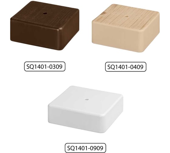 Изображение товара Коробка распределительная TDM ELECTRIC 100х100х44 ОП, слоновая кость, IP40 SQ1401-1809