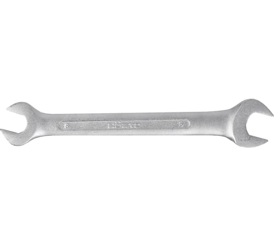 Изображение товара Двусторонний гаечный ключ HORTZ 8x9 хромирование HOR 102215