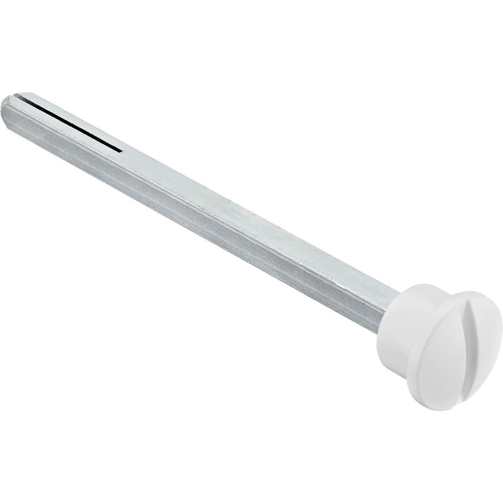 Четырехгранник MORELLI LUX-SPINDLE-WC 110 BIA 110мм с кнопкой удлиненный -для завертки, цвет- белый 9012786