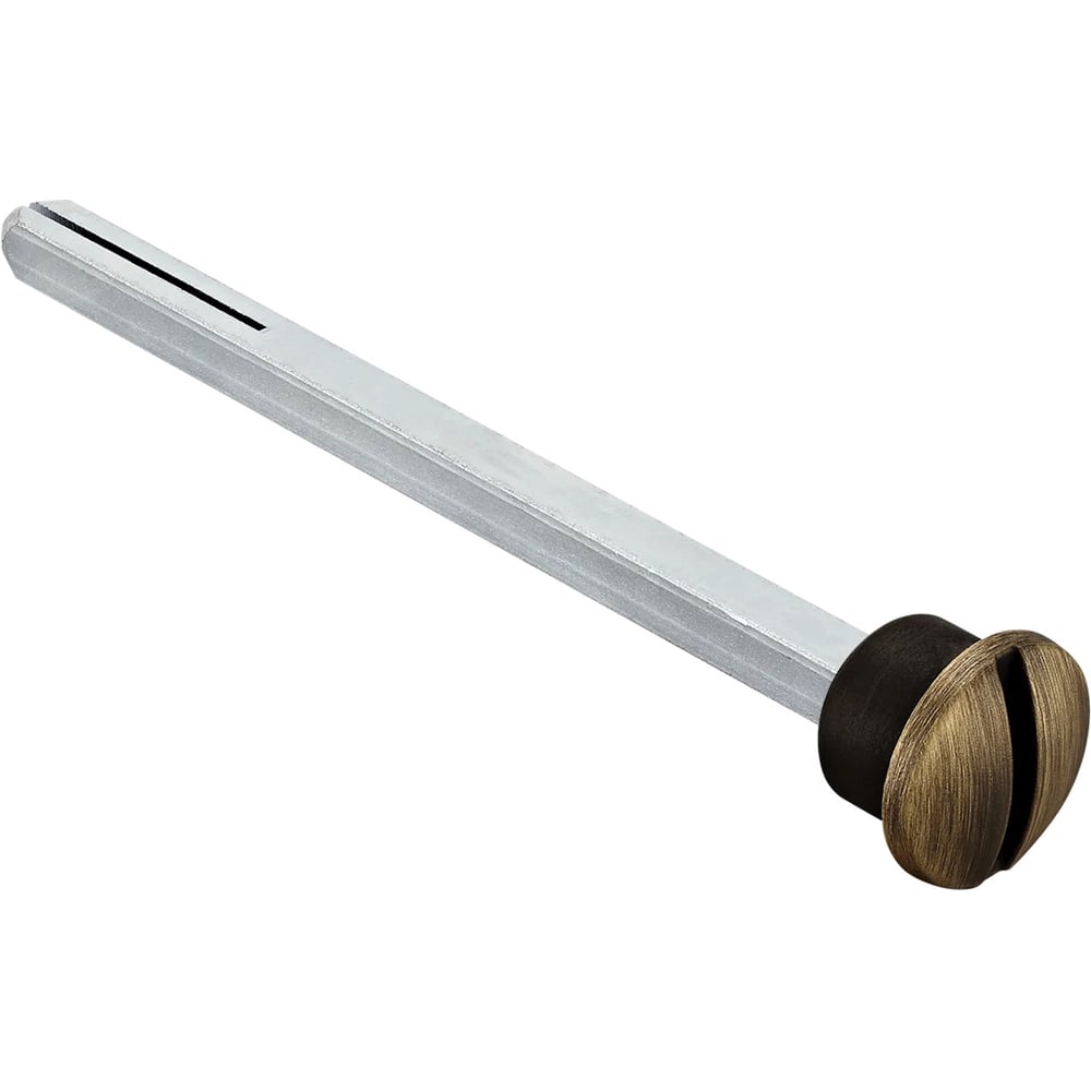 Четырехгранник MORELLI LUX-SPINDLE-WC 110 CAFFE 110мм с кнопкой удлиненный -для завертки, цвет- кофе 9012782