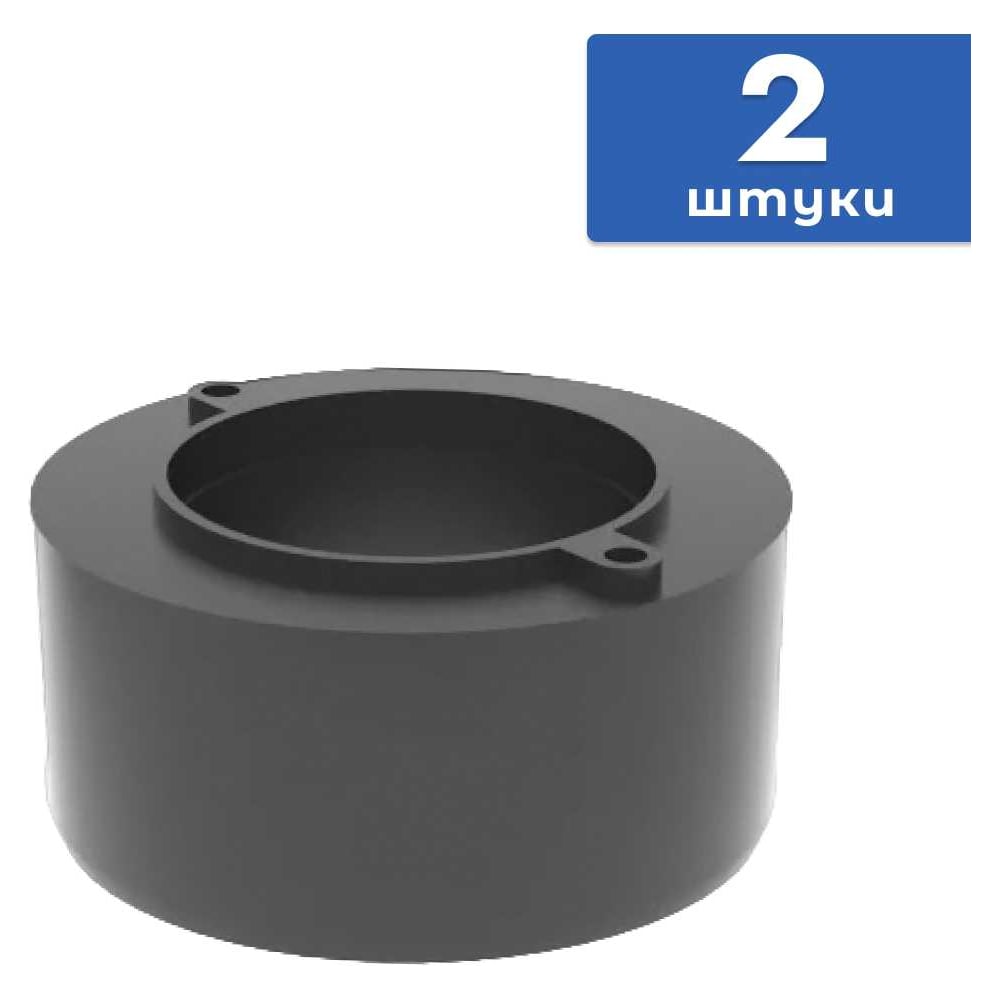 Изображение товара Переходник пластиковый для лотка водоотводного Gidrolica Light - комплект 2 шт 18062-2