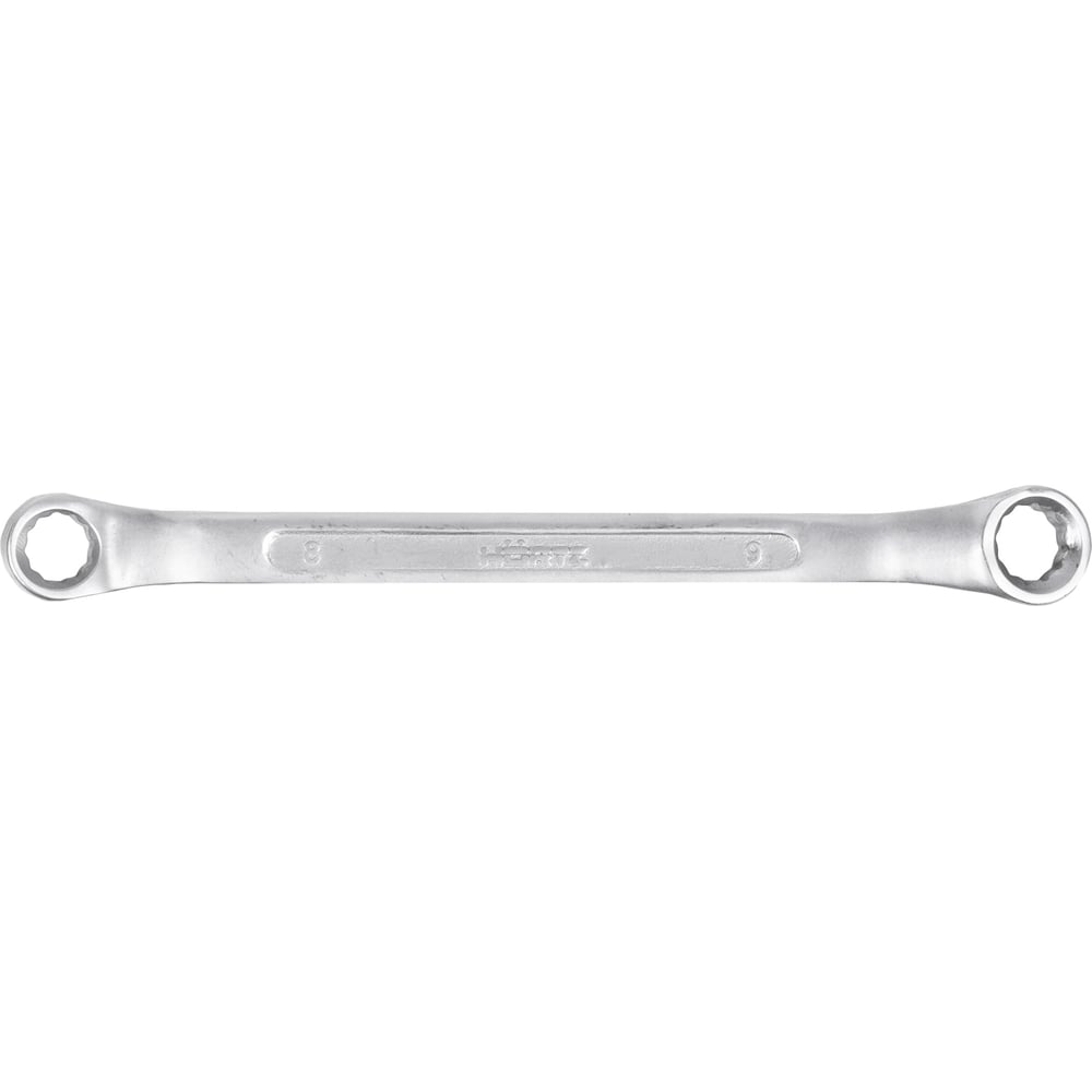 Изображение товара Накидной двусторонний ключ HORTZ 8x9 хромированный для профессионалов
