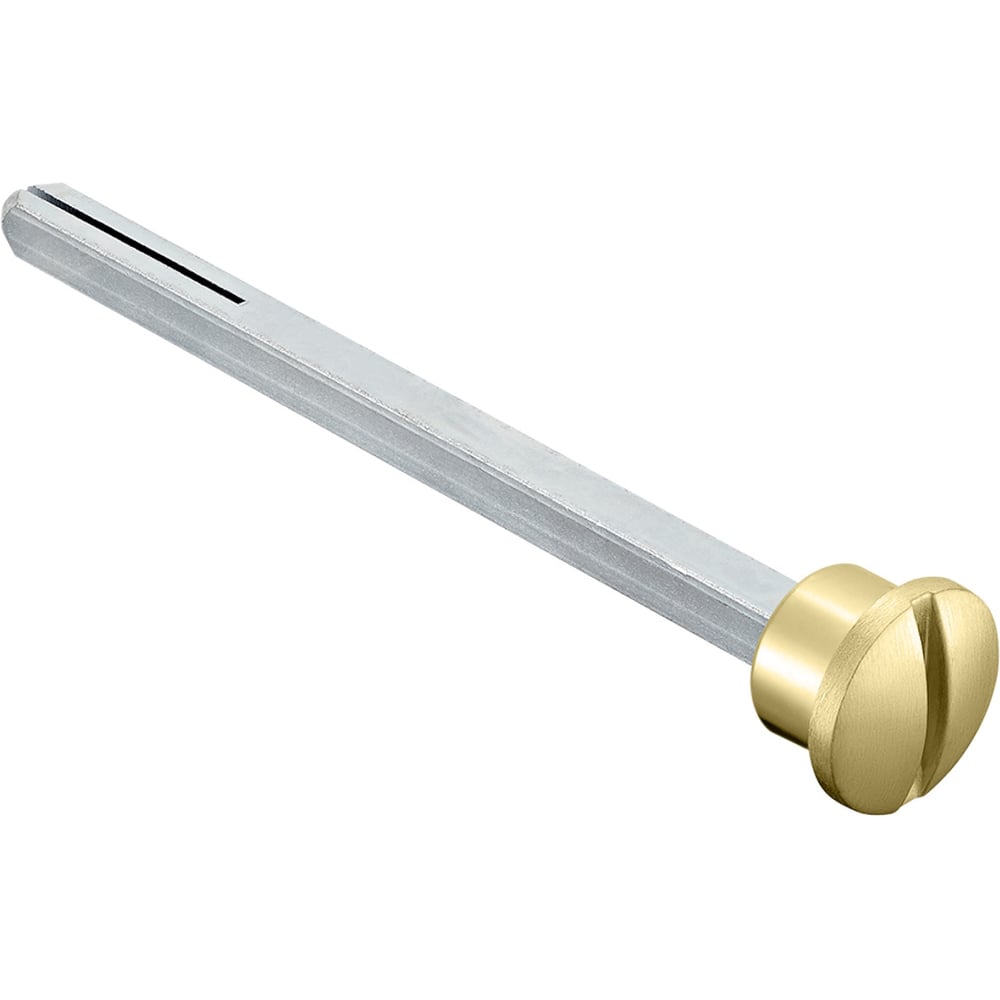 Четырехгранник MORELLI LUX-SPINDLE-WC 110 OSA 110мм с кнопкой удлиненный -для завертки, цвет-матовое золото 9012978