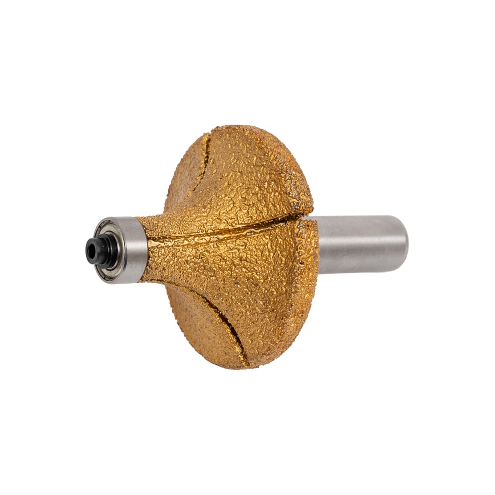 Изображение товара Алмазная кромочная фреза по камню 48х18 мм хвостовик 12 мм Strong