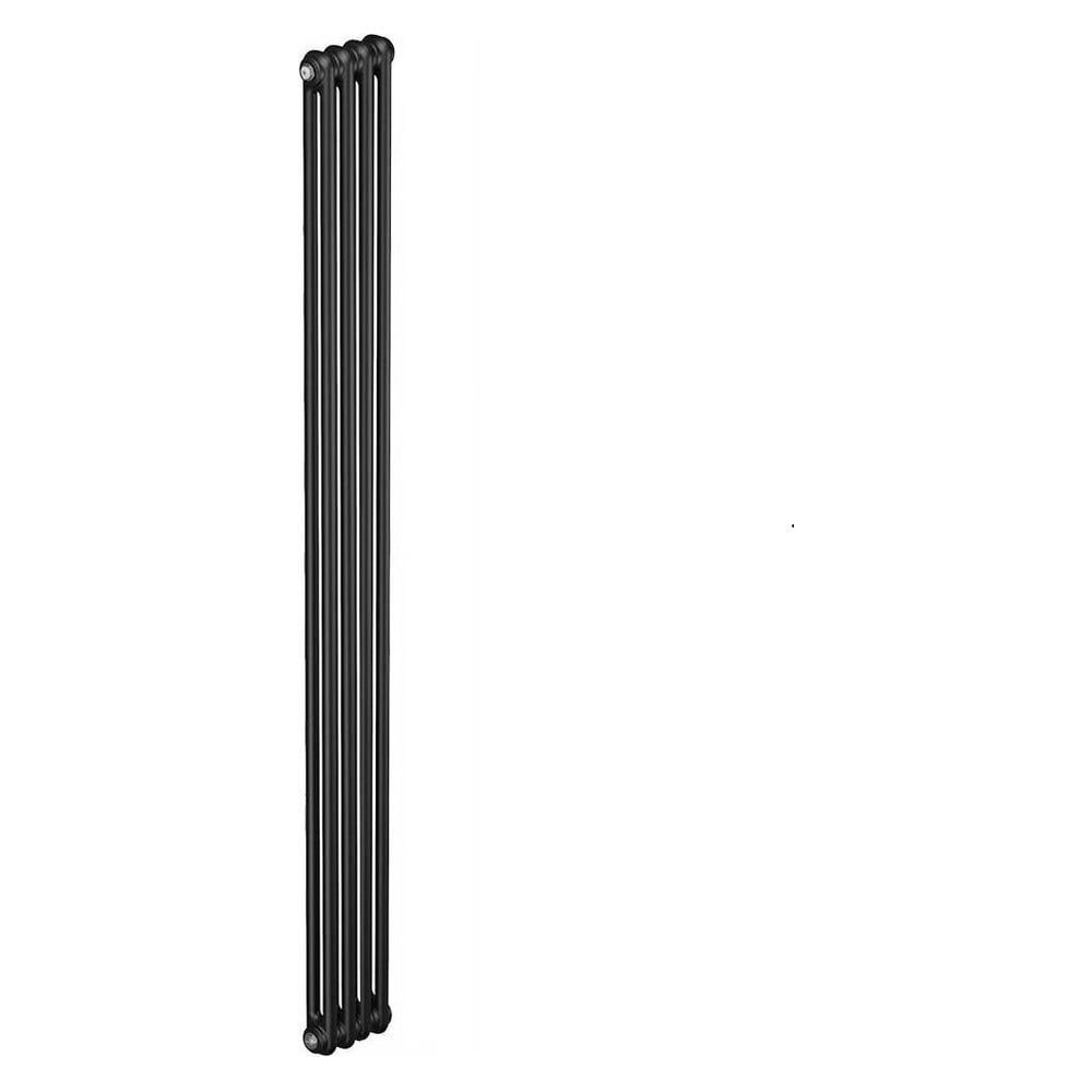 Радиатор трубчатый RIFAR TUBOG 2180 Чёрный янтарь мат. 04 секции бок. TUB 2180-04-BM