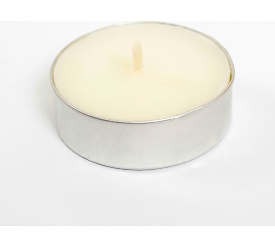 Изображение товара Чайная свеча Lumi эконом 8x37 мм, белая, 10 шт 123355_10