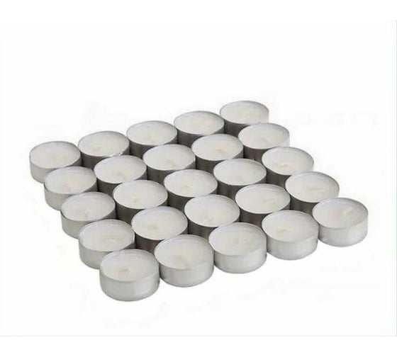 Изображение товара Чайная свеча Lumi эконом 8x37 мм, белая, 25 шт 123355_25