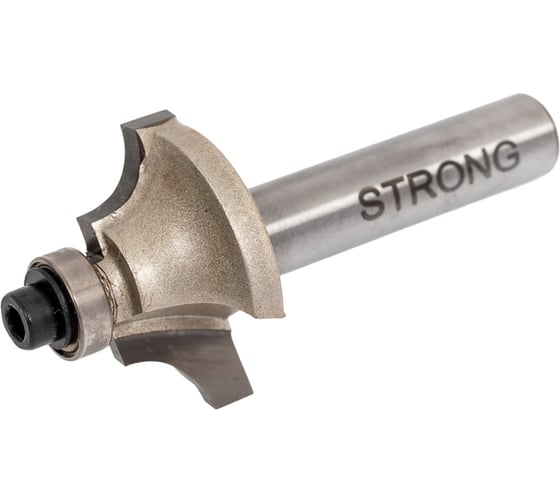 Изображение товара Фреза по дереву кромочная калевочная 25х11 мм, R6 мм, хв-к 8 мм Strong СТФ-10190025