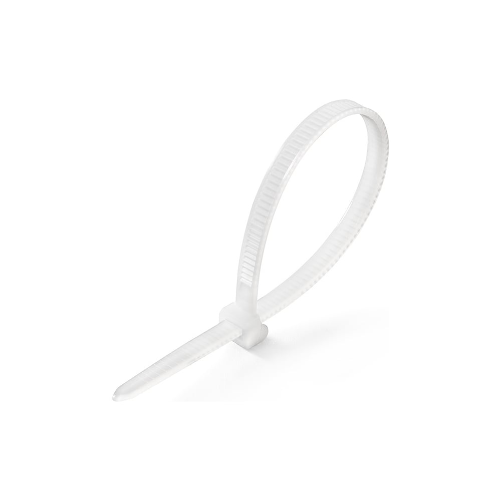 Стяжка нейлоновая Fortisflex КСС «OutLock» 5x250 (бел) (100шт) 111518