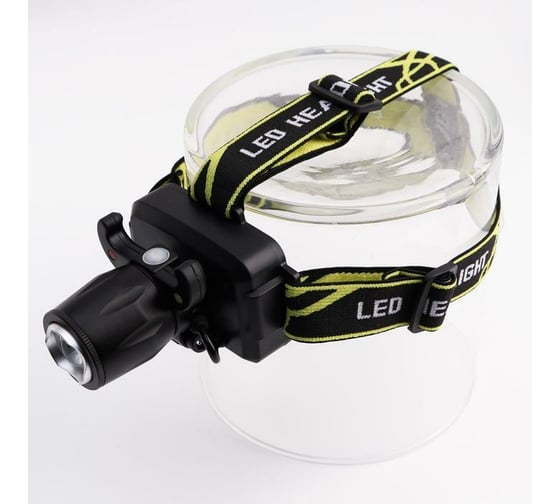 Изображение товара Налобный аккумуляторный фонарь СИМАЛЕНД 5 Вт, 1200 мАч, XPE, USB, 3 режима 6030133