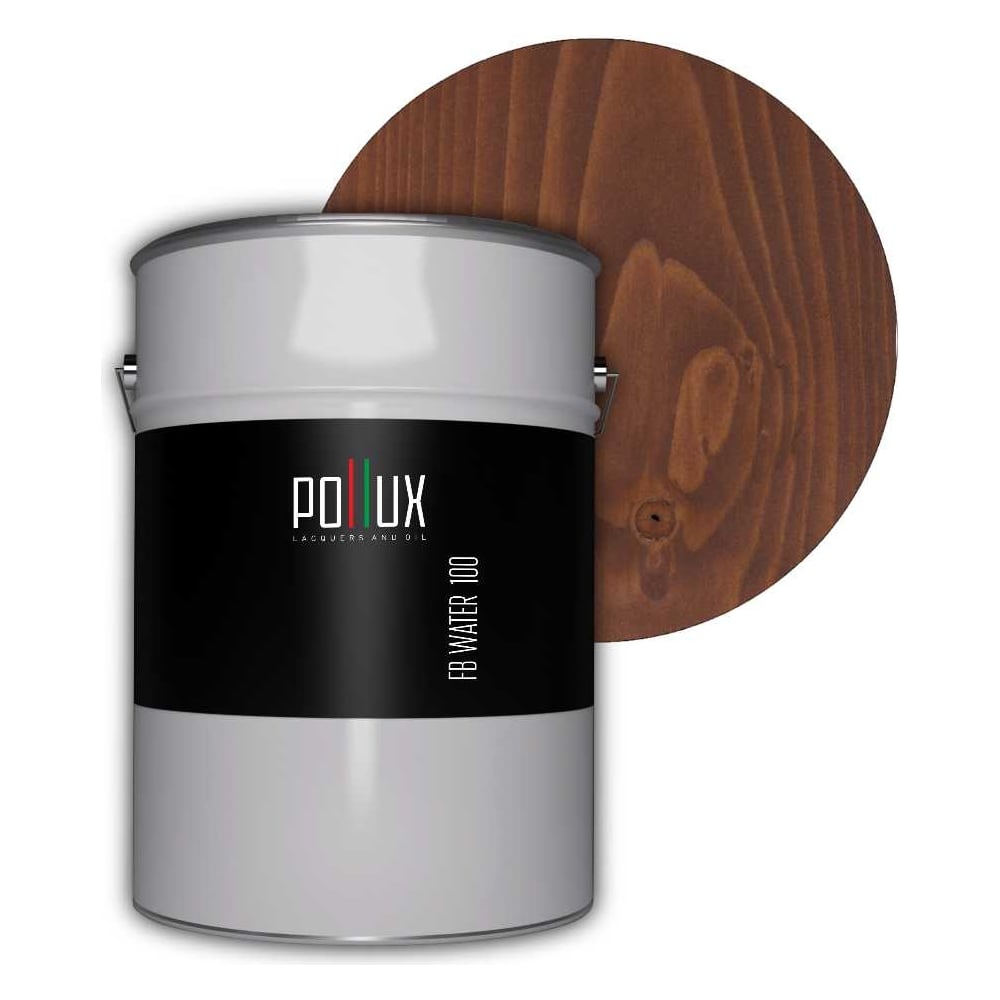 Пропитка для дерева Pollux, цвет красно-коричневый 4687202235582 FB Water 100 Санторини - фото 1