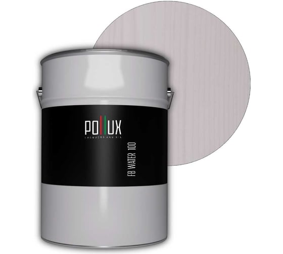 Изображение товара Пропитка для дерева Pollux FB Water 100 Хайамс (цвет белый; объем 5 л) 4687202235469