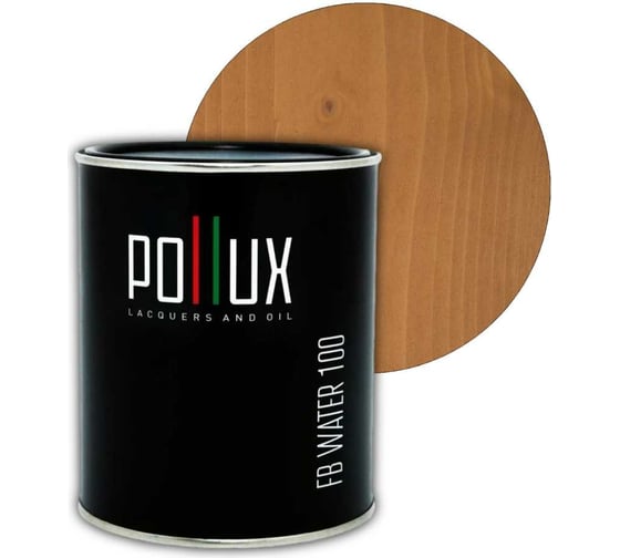 Изображение товара Пропитка для дерева Pollux FB Water 100 Голден Бей (цвет светло-коричневый; объем 1 л) 4687202235438