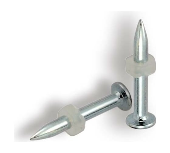 Изображение товара Стальной оцинкованный гвоздь с пластиковой шайбой LIXIE 100 шт./уп. DN-42-P8