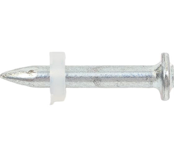 Изображение товара Стальной оцинкованный гвоздь с пластиковой шайбой LIXIE 100 шт./уп. DN-27-P8