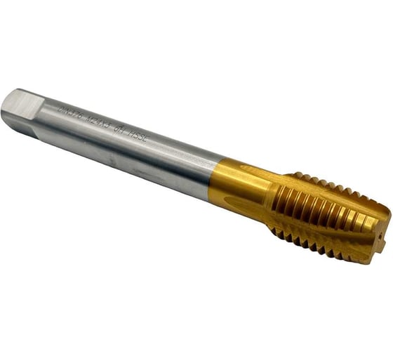 Изображение товара Машинно-ручной метчик для сквозных отверстий TORNERI М24x3 HSSE 6H DIN376 TiN 043921