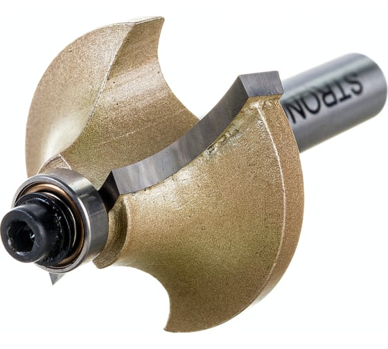 Изображение товара Фреза по дереву кромочная калевочная 33х16 мм, R10 мм, хв-к 8 мм Strong СТФ-10190033