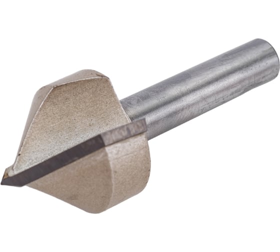 Изображение товара Фреза по дереву пазовая галтельная 90 градусов, 25х20.7 мм, хв-к 8 мм Strong СТФ-10040025