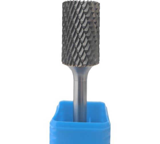 Изображение товара Борфреза цилиндрическая цельная с зубчатым торцем B04, 4x16x4х40 мм, ВК8 ИНСТУЛС 00001614780