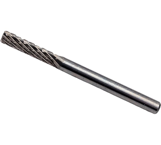 Изображение товара Борфреза цилиндрическая цельная с зубчатым торцем B03, 3x14x3х38 мм, ВК8 ИНСТУЛС 00001480505