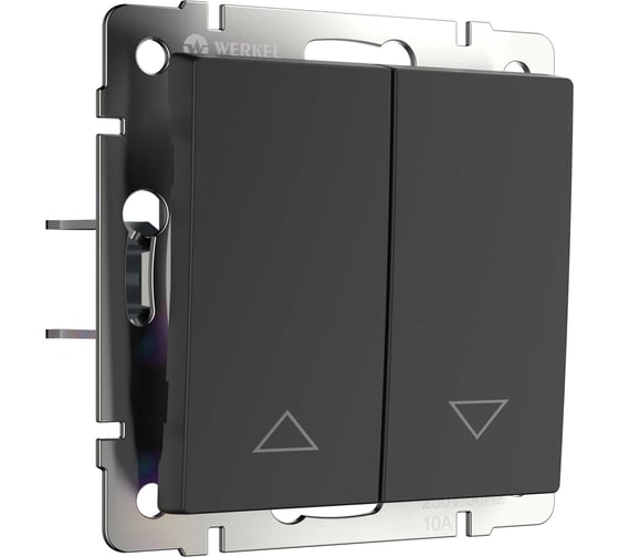 Изображение товара Выключатель жалюзи WERKEL W1124508 черный a051607