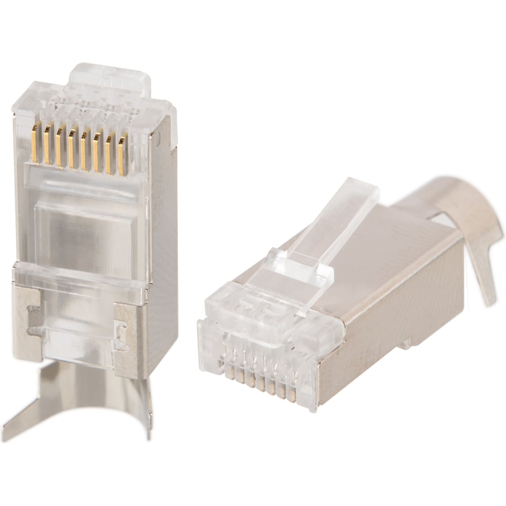 Разъем Advant RJ45, кат 6a.Тип 8P8C для экранированных кабелей (FTP) с толщиной изоляции до 1.5 мм Кол-во: 100 шт ADV6a-FRJ45-1.5-100
