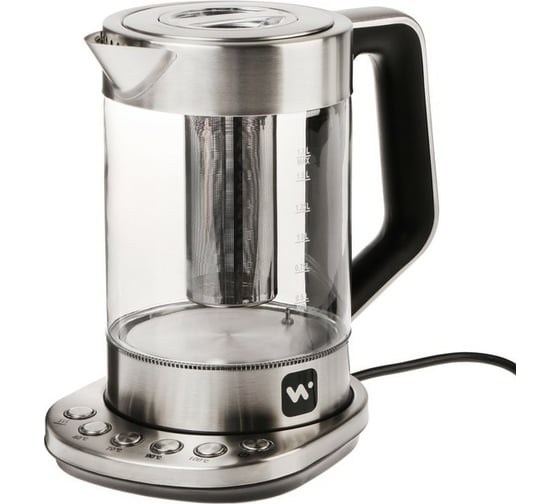 Изображение товара Электрический чайник Windigo LSK-1807, стекло, 1.7 л, 2200 Вт, регулировка температуры 7073811