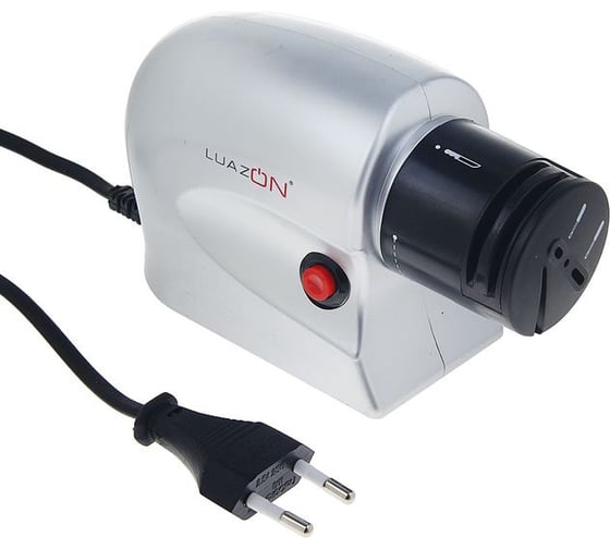 Изображение товара Электрическая ножеточка для ножей, ножниц, отвёрток LUAZON LTE-01, 220 В, серая 1170133