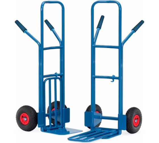 Изображение товара Двухколесная тележка с откидной платформой МосТележка 650x1400 ТДОП4-2