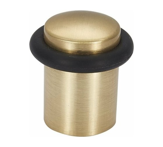 Изображение товара Дверной ограничитель Вантаж (диаметр 20 мм; высота 30 мм; матовое золото) DS1SB