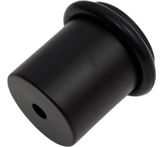 Изображение товара Дверной ограничитель Вантаж (диаметр 30 мм; высота 40 мм; черный) DS2BL