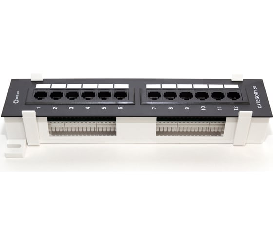 Изображение товара Настенная патч-панель 5bites UTP 10, 5e категория 12 портов, разъемы KRONE тип 110 DUAL IDC PPU55-04W