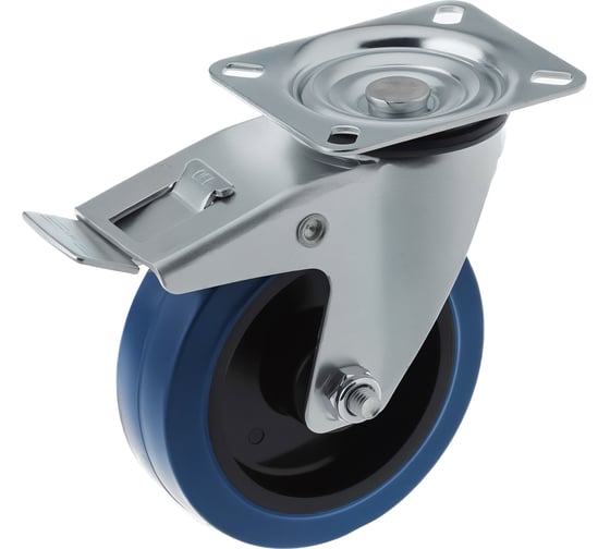 Изображение товара Колесо поворотное с тормозом SCLb 55 (125 мм; 140 кг) А5 1001636