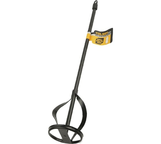 Изображение товара Миксер черный для красок и смеси 400x80x8 мм, SDS-PLUS TOLSEN 40101