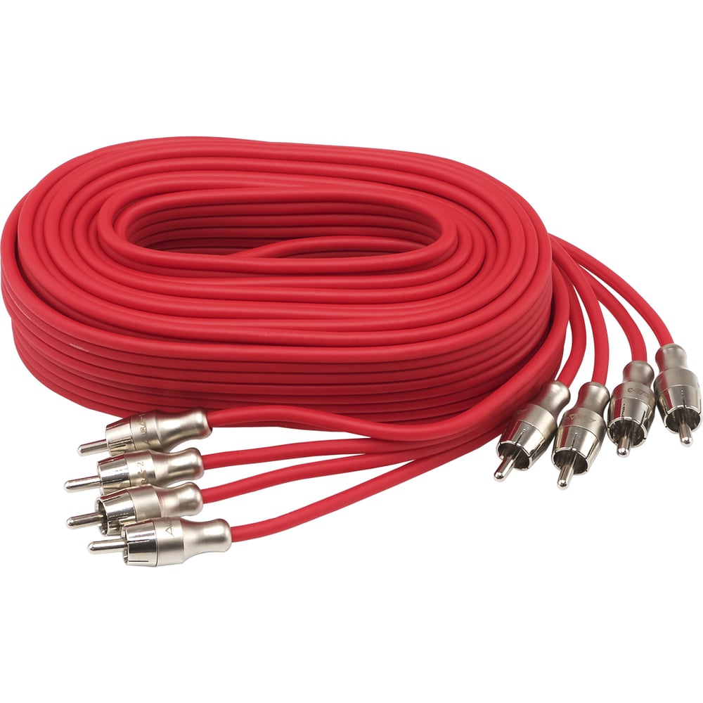 Изображение товара Кабель RCA AurA 5 метров, 4 канала, бескислородная медь OFC, двойной экран RCA-B45SE