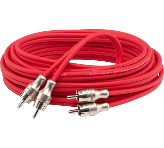 Изображение товара Кабель RCA AurA 5 метров, 2 канала, бескислородная медь OFC, двойной экран RCA-B25SE