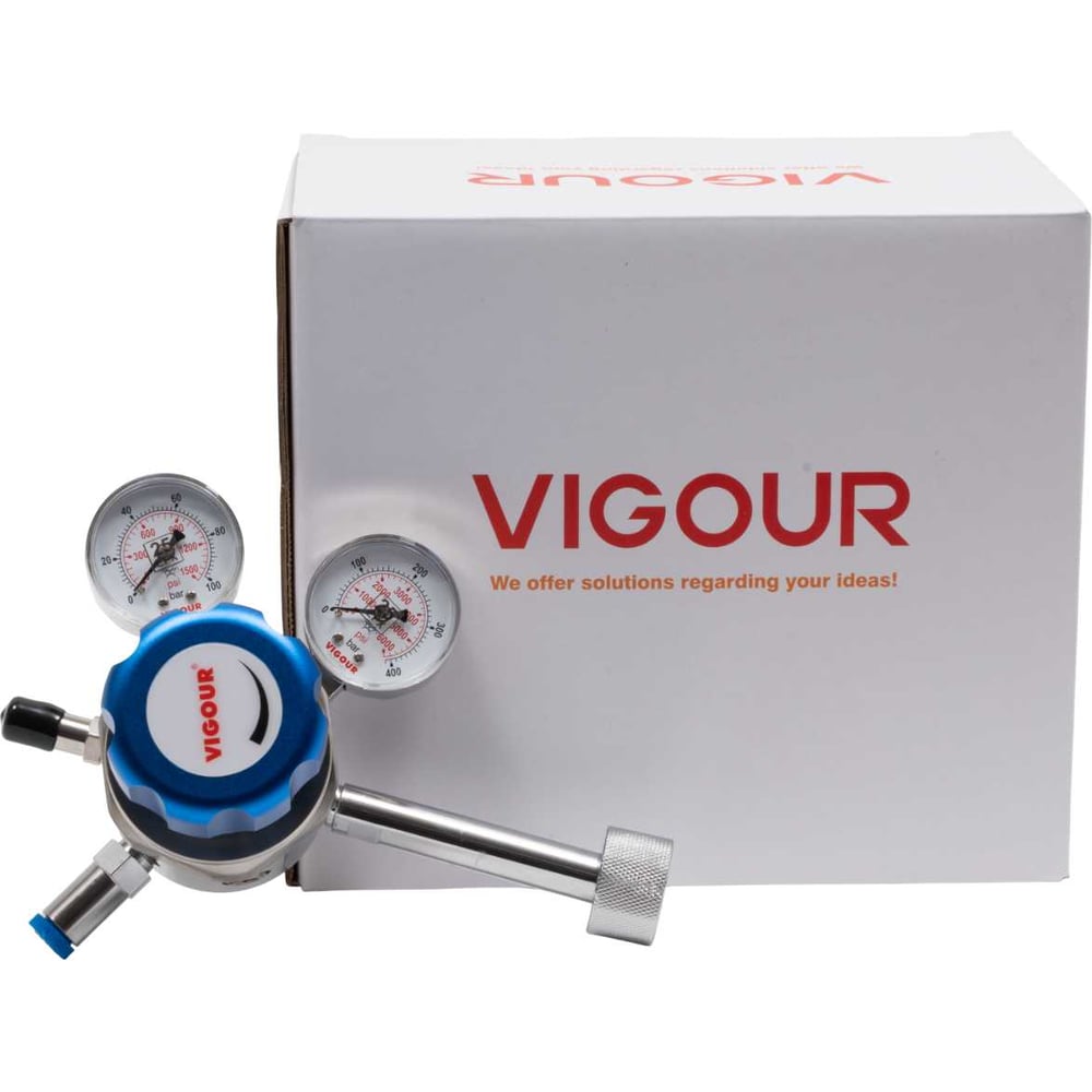 Редуктор для лазерной резки VIGOUR VSR-3C-300-50 (азот/кислород, 50 бар), нержавеющая мембрана Hastelloy VSR03C-001