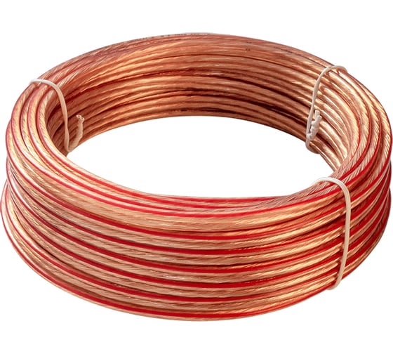 Изображение товара Акустический кабель AurA OFC, прозрачный, 2.5мм2, 10м. катушка SCC-3250-10