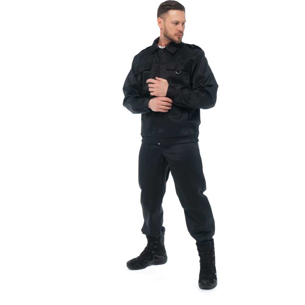 Изображение товара Летний костюм Спрут Охранник, черный, р. (60-62) 120-124/182-188 103954