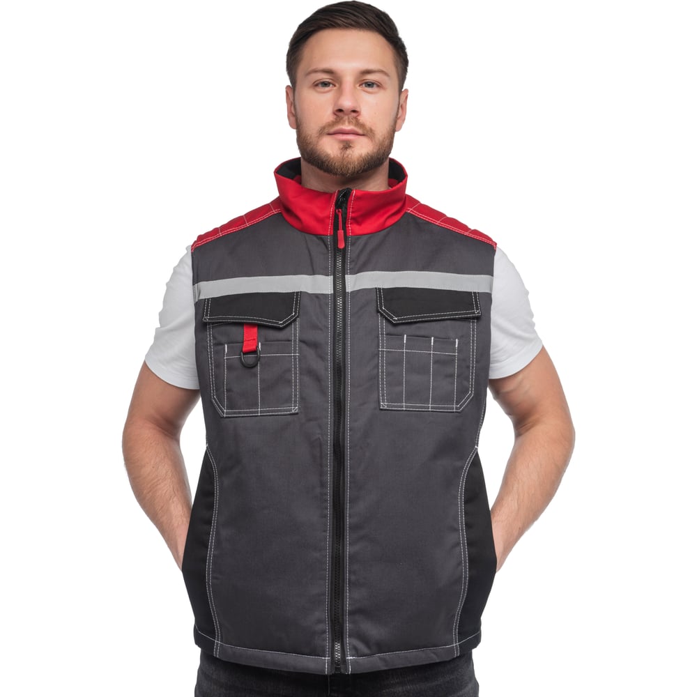 Изображение товара Утеплённый жилет Спрут ФОРМУЛА темно-серый для мужчин