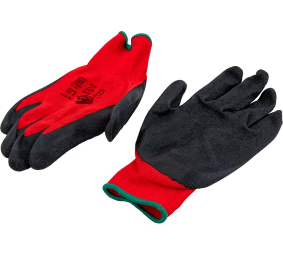 Изображение товара Перчатки с вспененным латексным обливом Русский Мастер L2001, р.L/9, 2 шт. РМ-70747