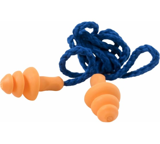 Изображение товара Беруши РУССИЗ 271 со шнурком и контейнером, 50 шт 4631162202993