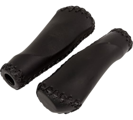 Изображение товара Грипсы JOY KIE MTB HL-GB310, 135 мм, эргономические, резина/кожзам, черные H000008037