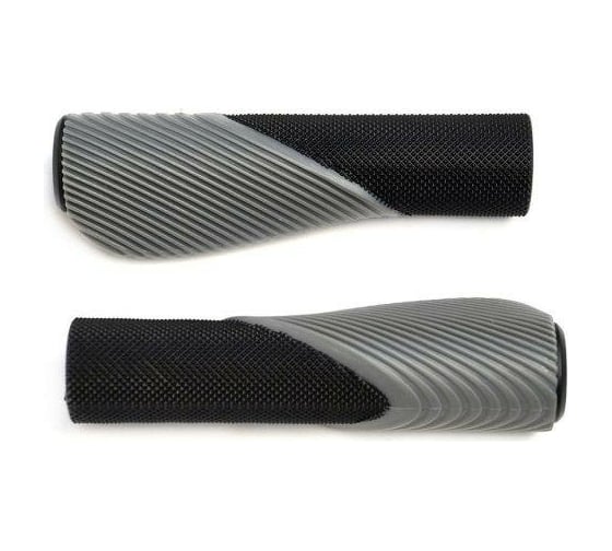 Изображение товара Грипсы JOY KIE MTB HL-G303-1, 130 мм, эргономические, резина, черный/серый H000008023