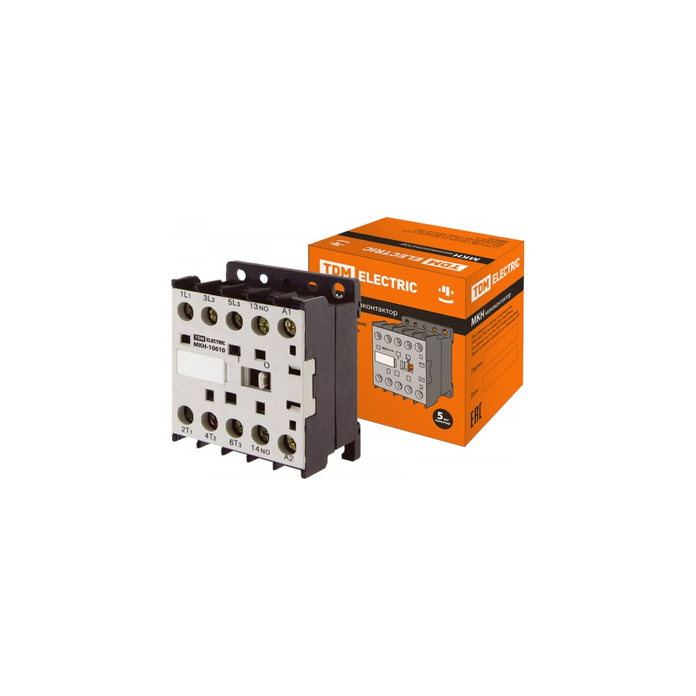 Изображение товара Миниконтактор TDM МКН-10610 6А 110В 1НО SQ0736-0011