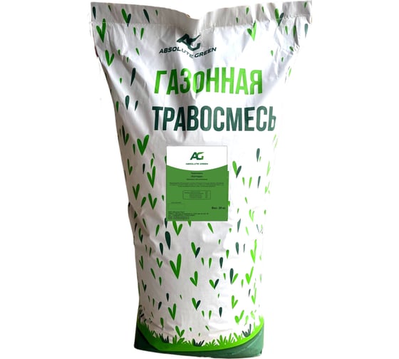 Изображение товара Газонная травосмесь ABSOLUTE GREEN Коттедж 20 кг 00000000284