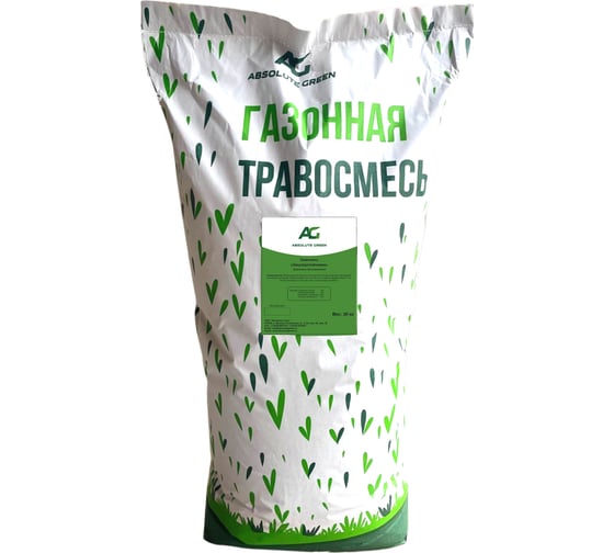 Изображение товара Газонная травосмесь ABSOLUTE GREEN Засухоустойчивая 20 кг 00000000366