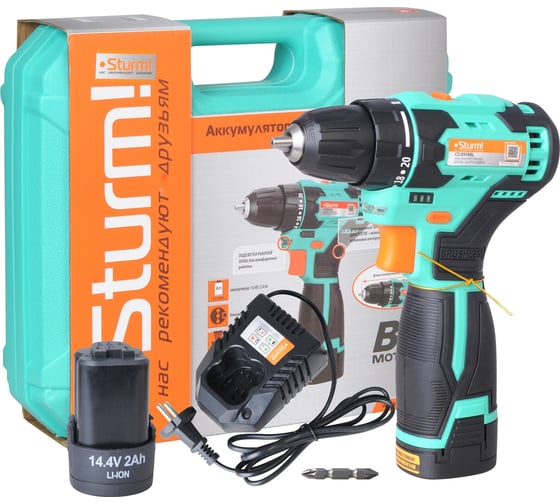 Изображение товара Аккумуляторный шуруповерт Sturm CD3514BL