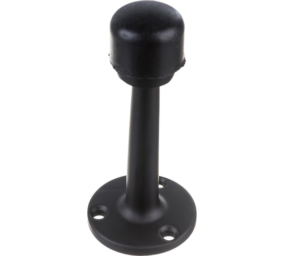 Изображение товара Дверной ограничитель Вантаж (диаметр 38 мм; высота 80 мм; черный) DS4BL